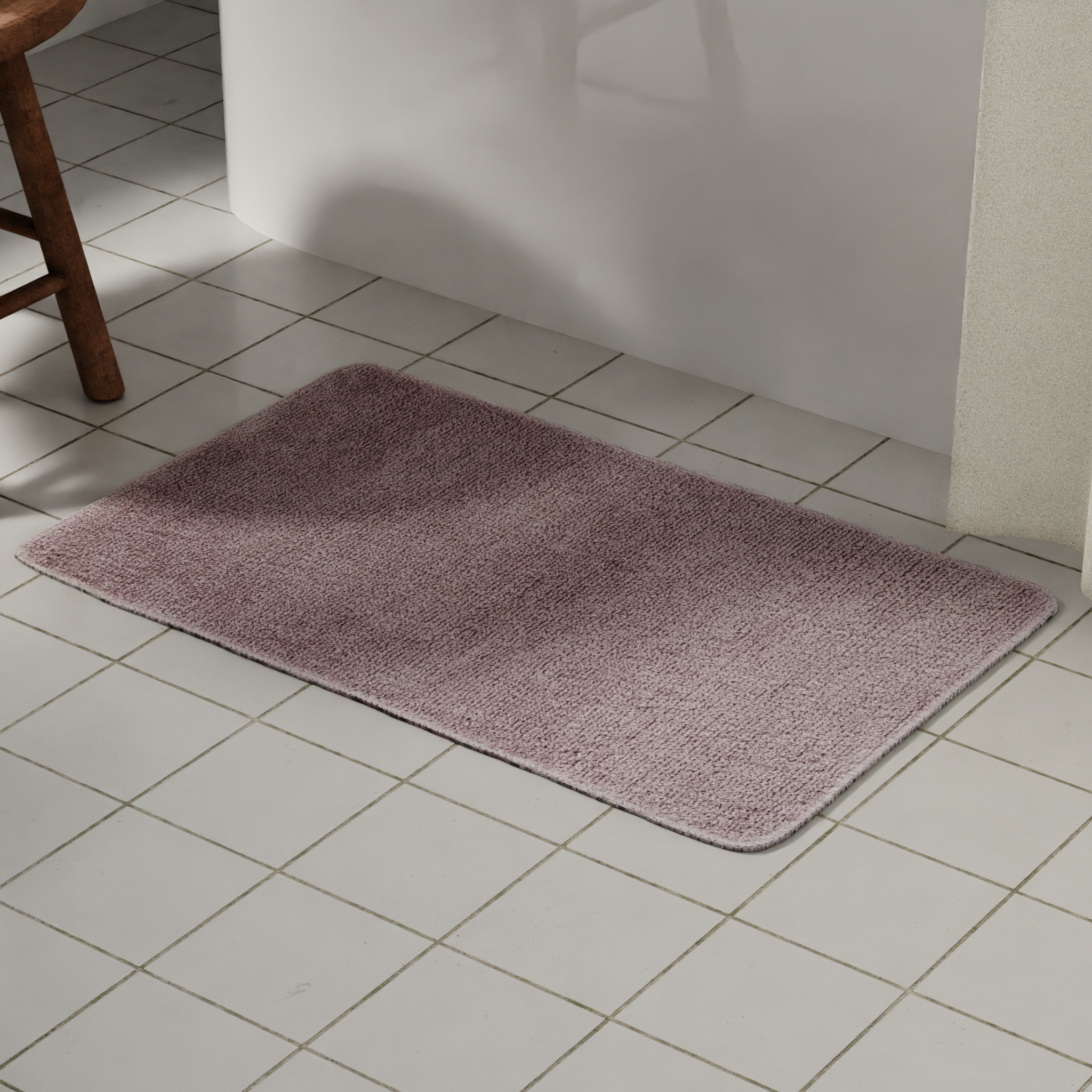 Изображение товара Коврик для ванной Swensa Presto 50x80 см серо-лиловый