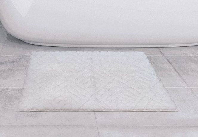 Изображение товара Коврик для ванной Vidage Калгари 50x80 см белый микрофибра