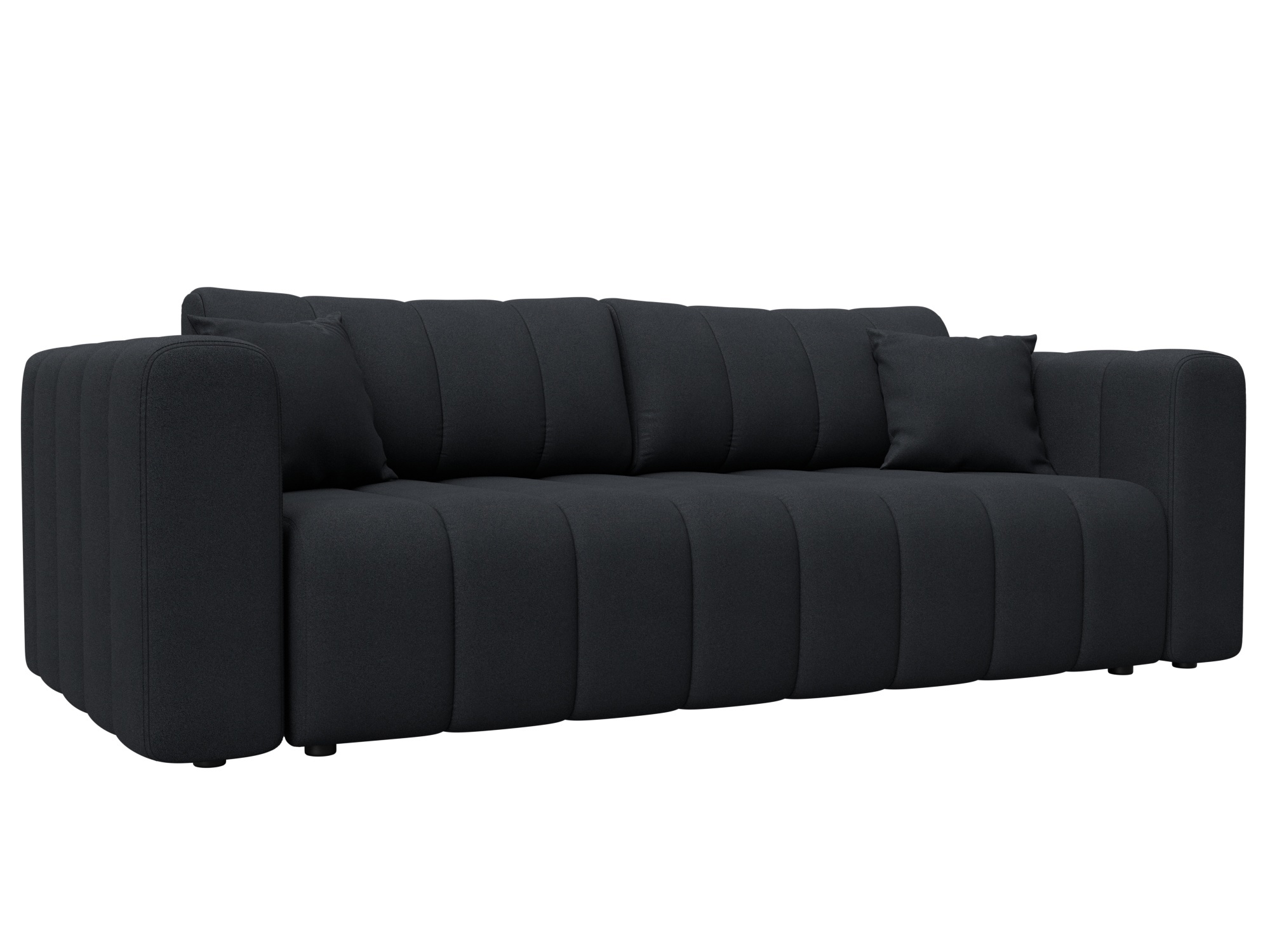 Изображение товара Диван раскладной Лига диванов 130280 242x82x112 см замша темно-серый