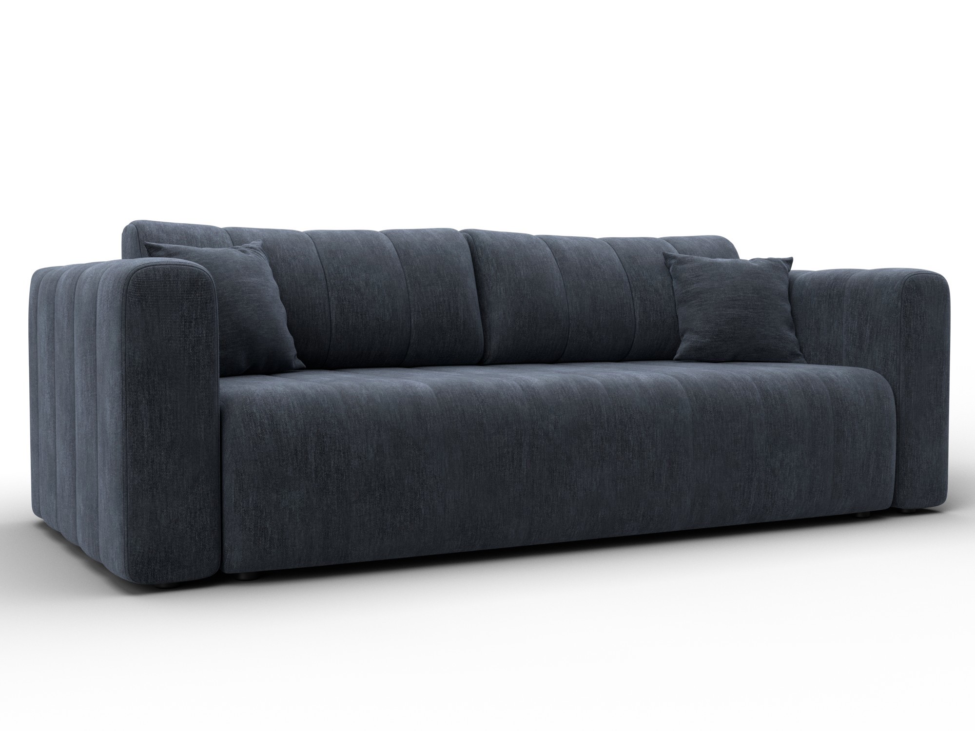 Изображение товара Диван раскладной Лига диванов 130287 Спб 242x82x112 см темно-серый