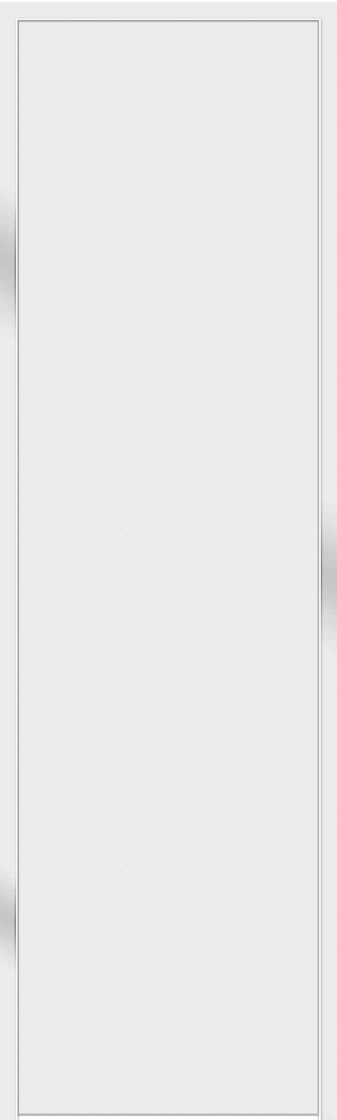 Изображение товара Дверь межкомнатная INVIISIBLE VELLDORIS Глухая 60x220 см Белый левое открытие