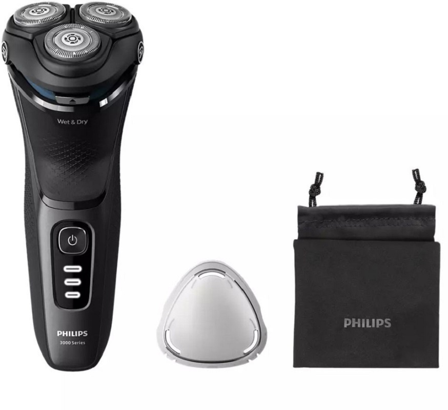 Изображение товара Роторная электробритва Philips S3244/12 с возможностью влажного и сухого бритья