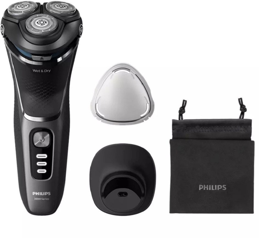 Изображение товара Роторная электробритва Philips S3343/13 черный с возможностью триммирования