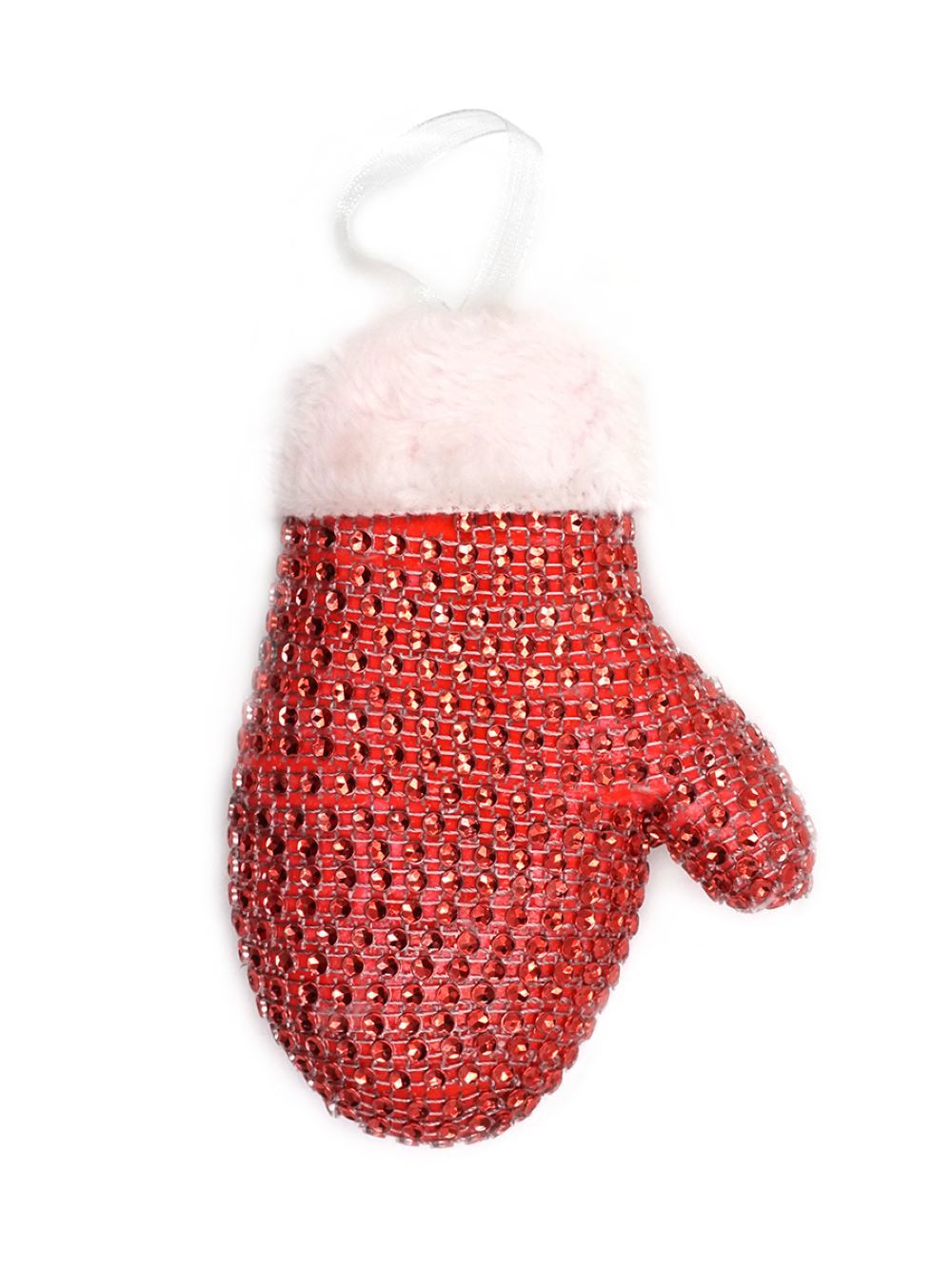 Изображение товара Елочная игрушка Варежка Магия праздника NY102 13x9.5 см красный 3 шт