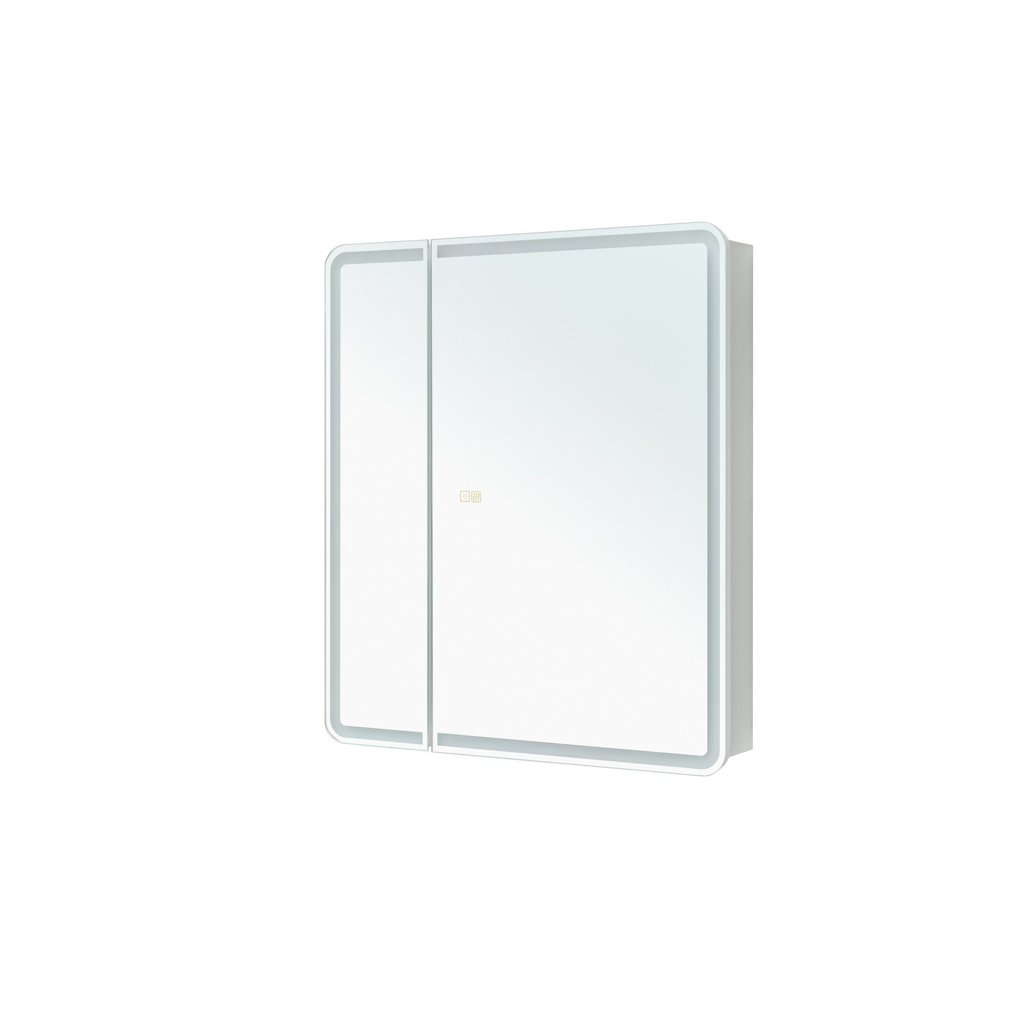 Изображение товара Зеркальный шкаф AQUANET Оптима 70 с LED-подсветкой и антипаром