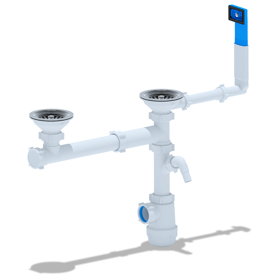 Изображение товара Сифон для мойки АНИ Пласт Грот A7500, 90 мм