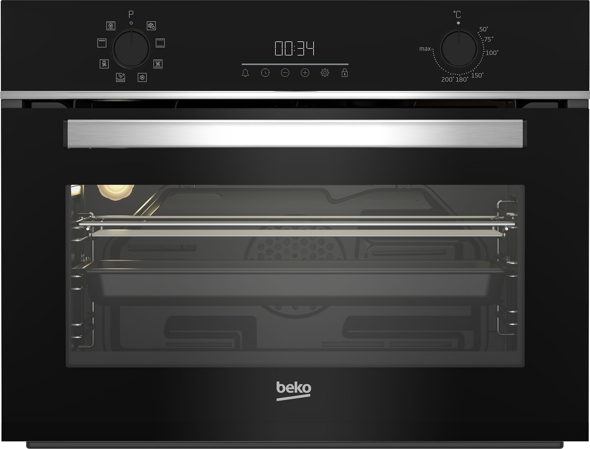 Изображение товара Духовой шкаф Beko BBCM13300X 65x45x56.7 см цвет черный