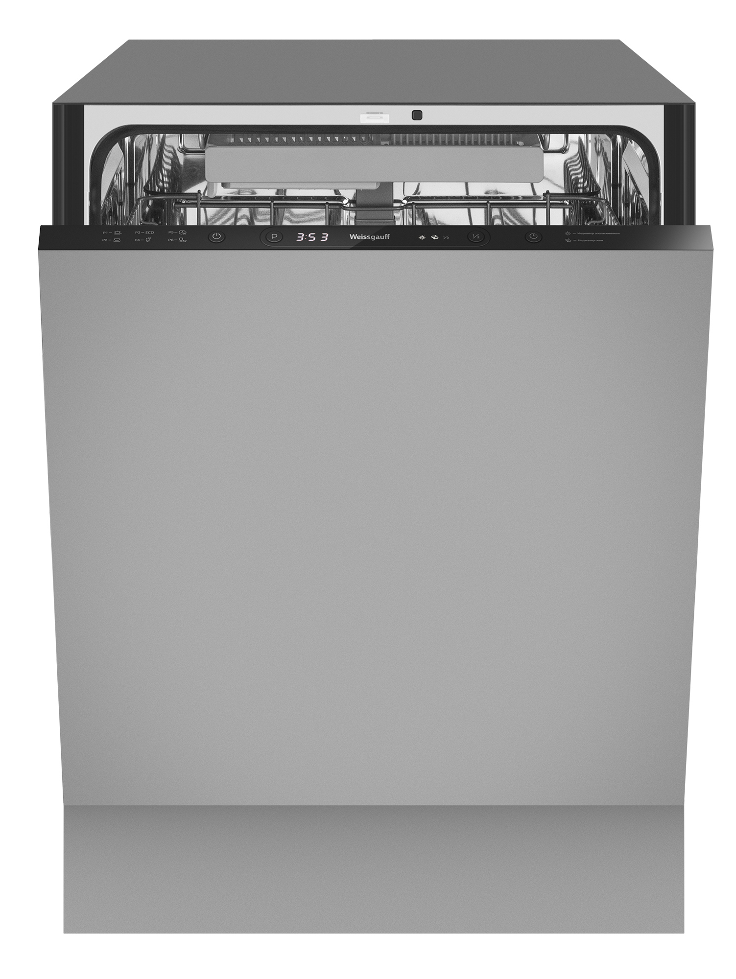 Изображение товара Встраиваемая посудомоечная машина Weissgauff BDW 6036 D AutoOpen 60 см