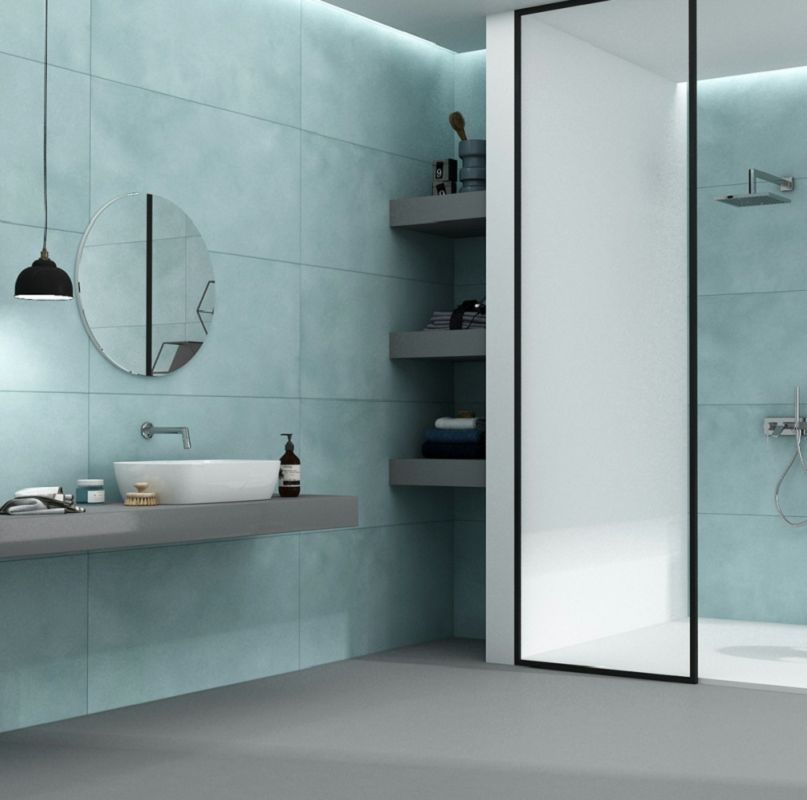 Изображение товара Керамогранит SONEX Cloudy Mint Matt 60x120 см мятный, износостойкий