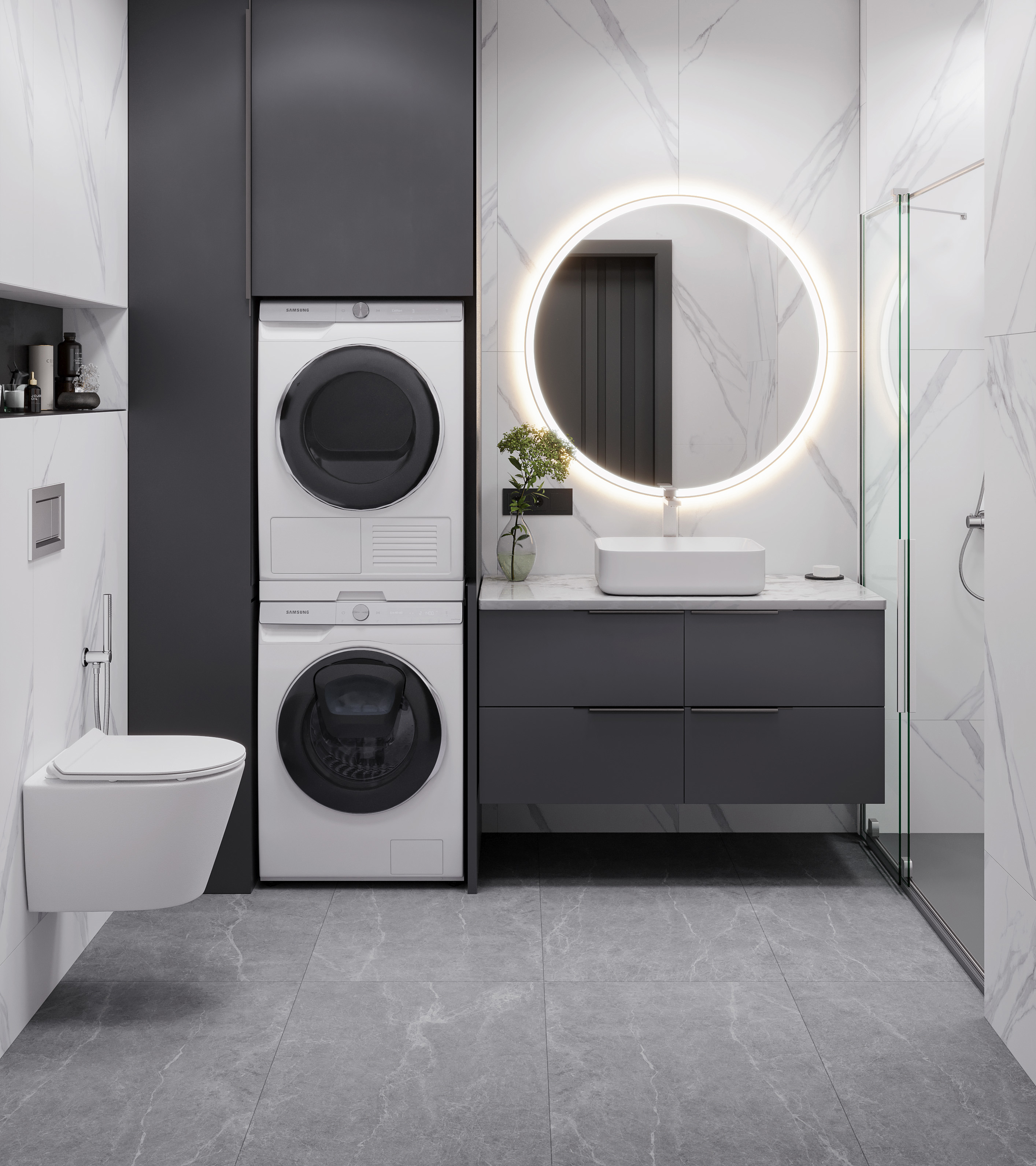 Изображение товара Керамогранит Staro Silk Statuario Calipso 60x120 см белый матовый