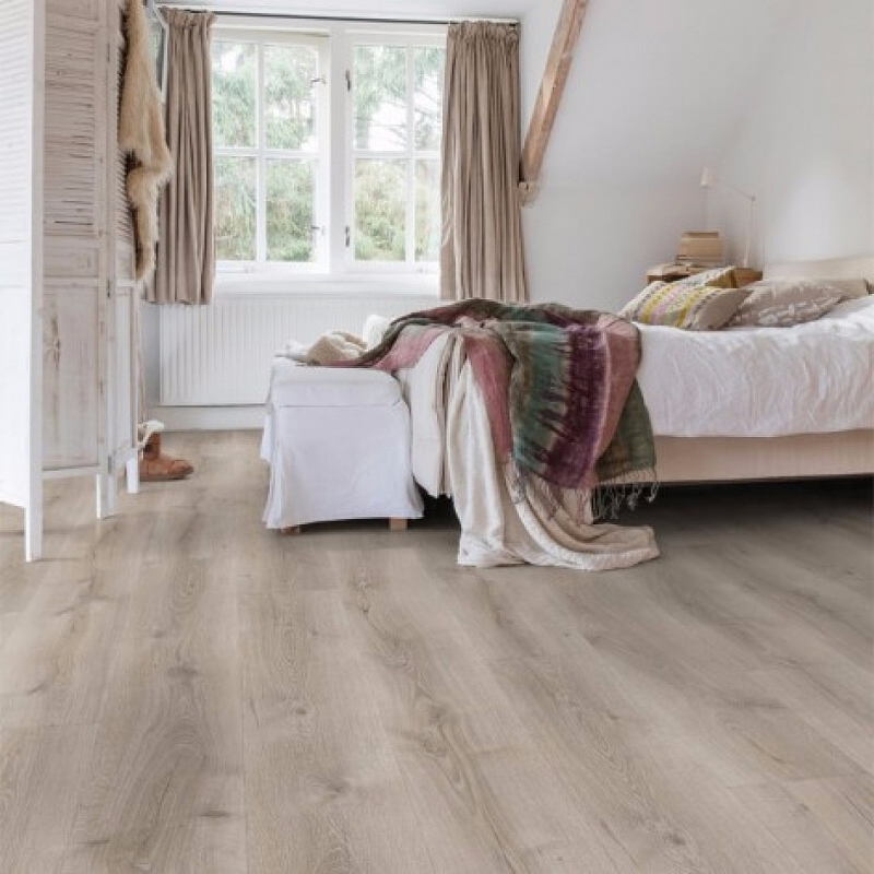 Изображение товара Ламинат Alpine Floor Aura Дуб Неаполь 33 класс толщина 8 мм с фаской 2.412 м² цена за упаковку