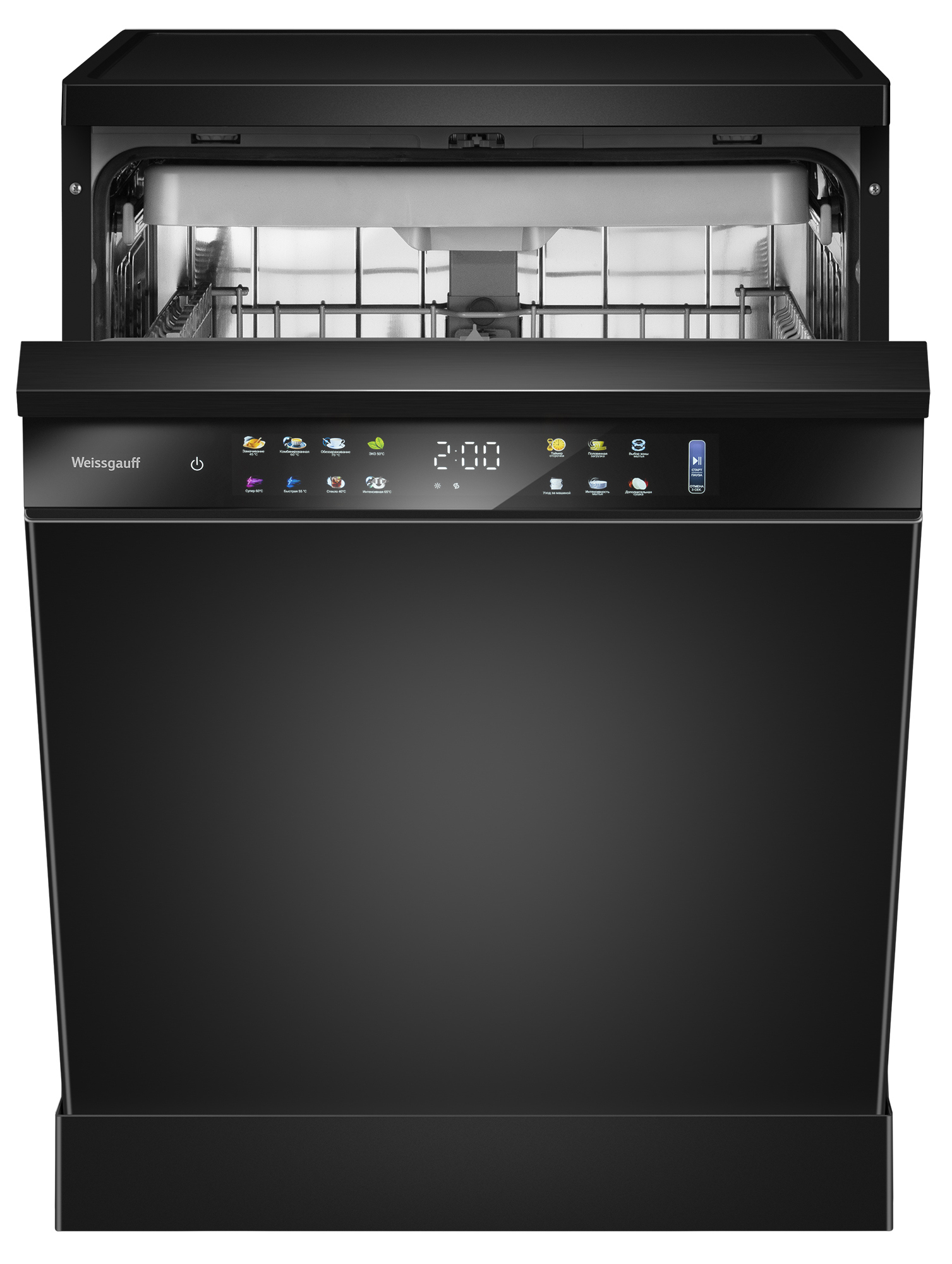 Изображение товара Отдельностоящая посудомоечная машина Weissgauff 436080 15 комплектов черный