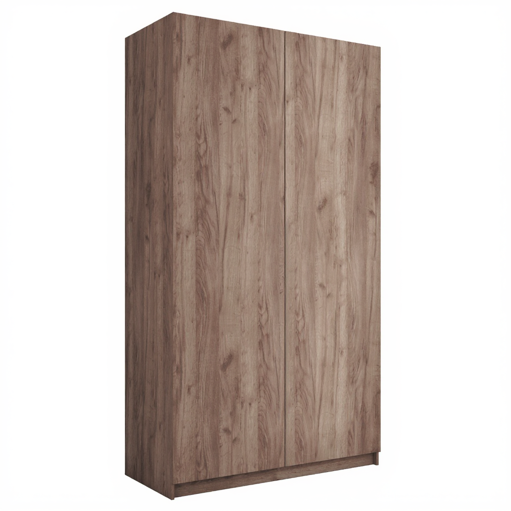 Изображение товара Распашной шкаф серии Локер из ЛДСП коричневый 121x220 см