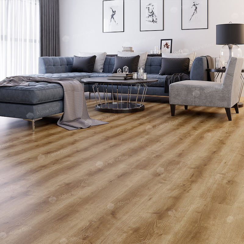 Изображение товара Ламинат Alpine Floor Legno Extra Дуб Мокка 8 мм 33 класс с фаской 1.85 м²