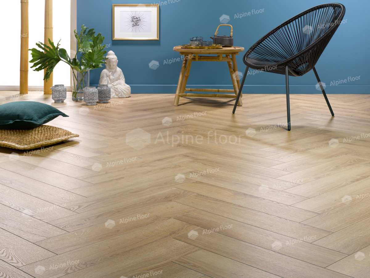 Изображение товара Ламинат Homflor Herringbone Sunset 33 класс 12 мм с фаской 1.197 м², цена за упаковку