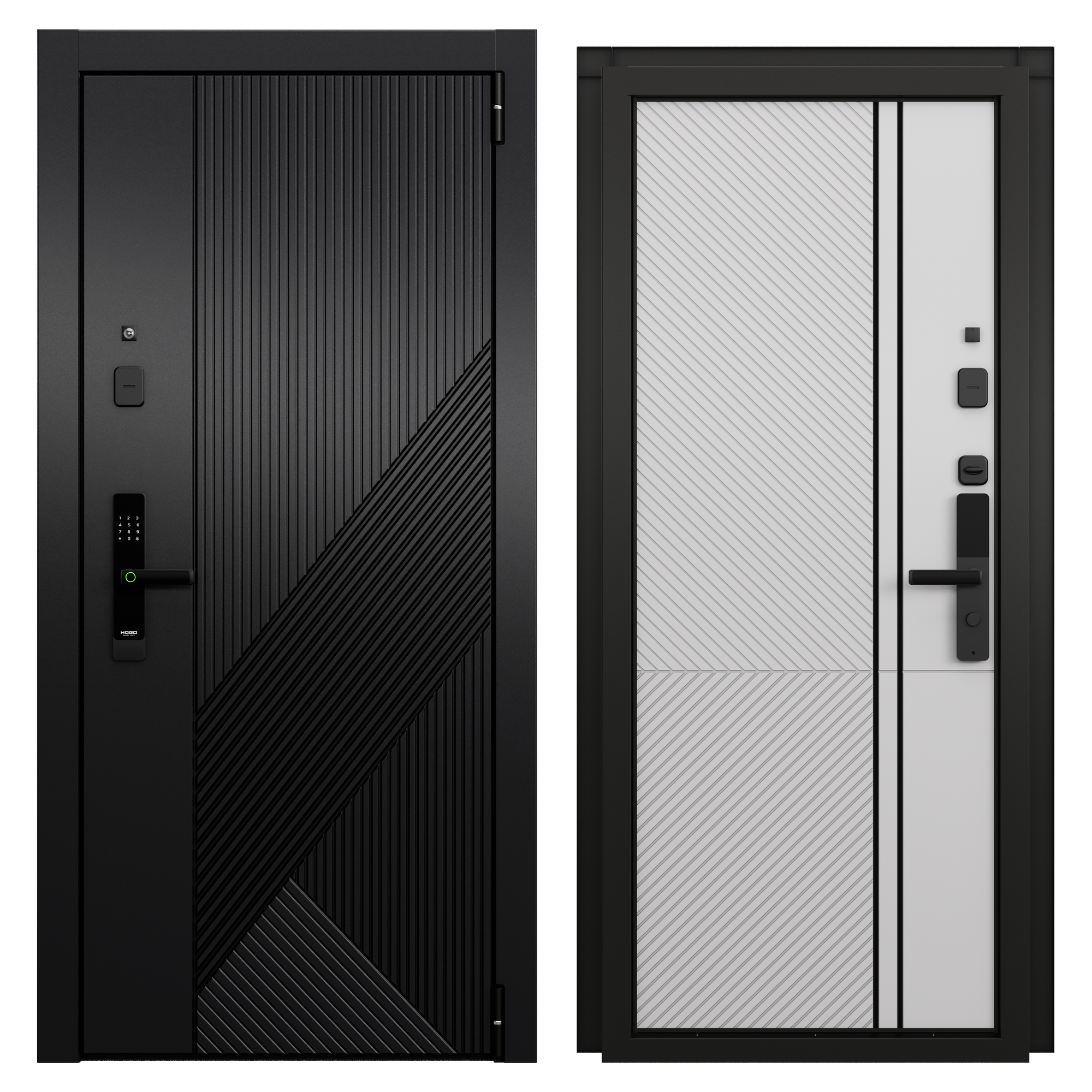 Изображение товара Входная дверь металлическая Протон Стар 86x205 см левая бьянко