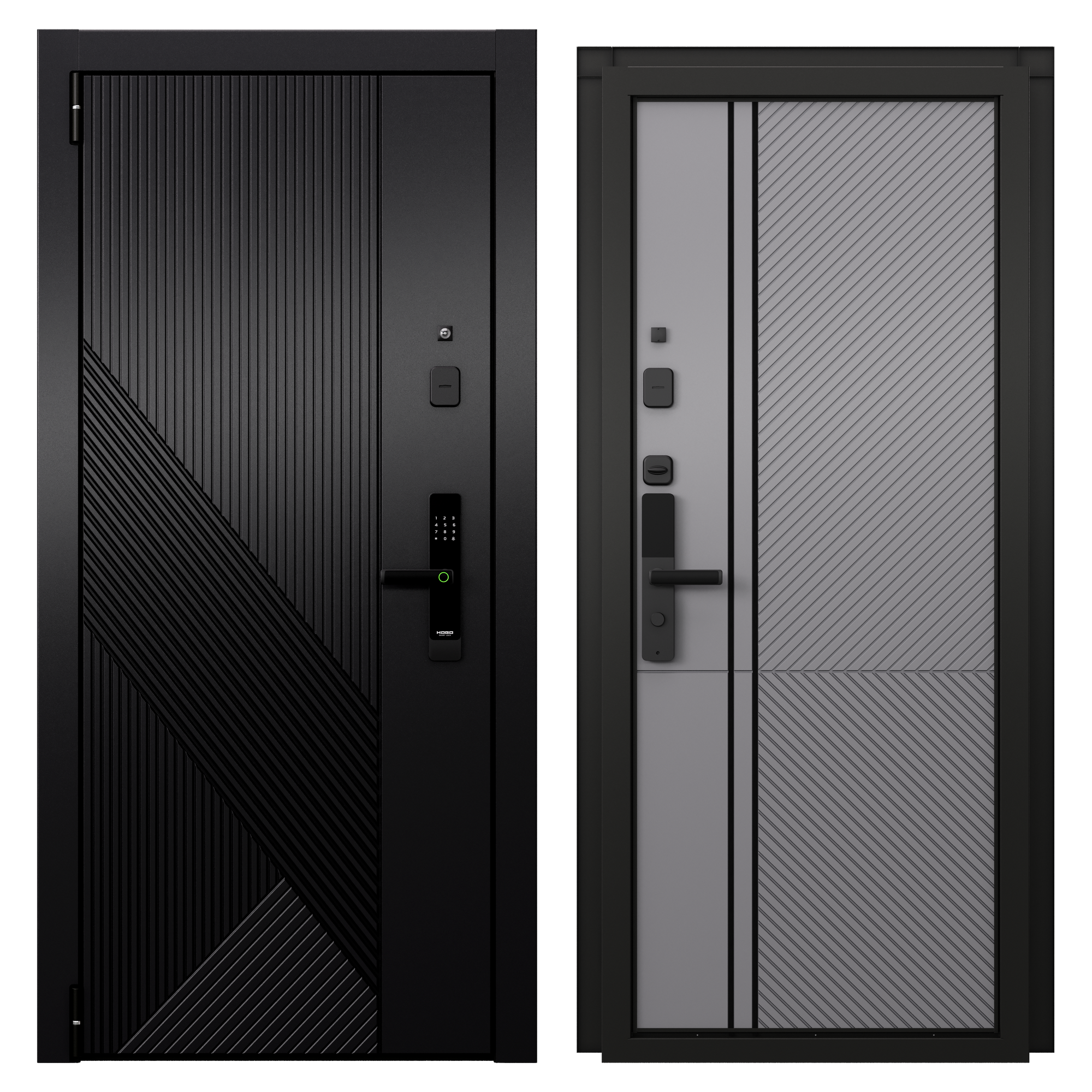 Изображение товара Дверь Протон Стар Гриджио 860L левая (205x86)