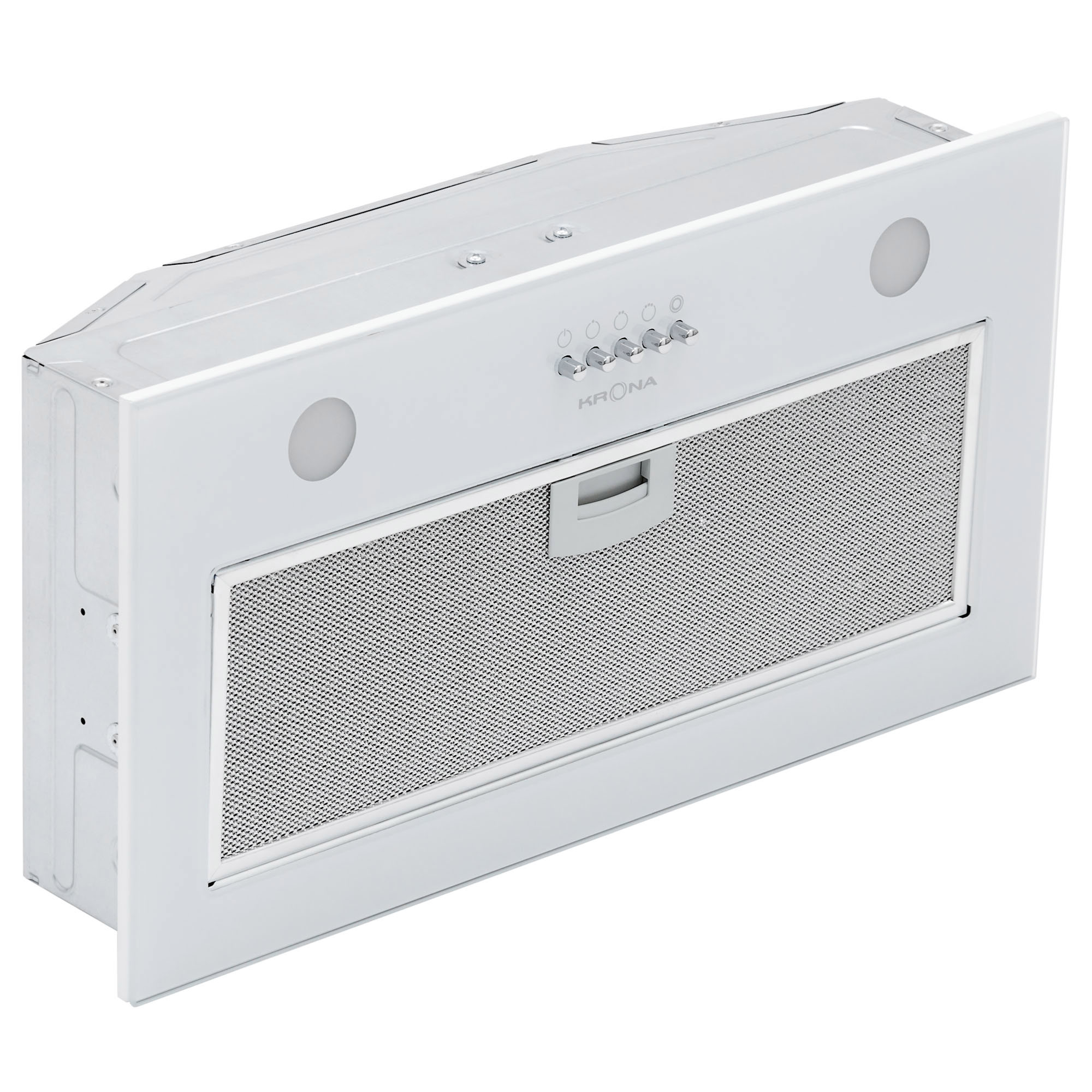 Изображение товара Вытяжка Krona ELISA 600 GLASS WHITE PB 53 см цвет белый