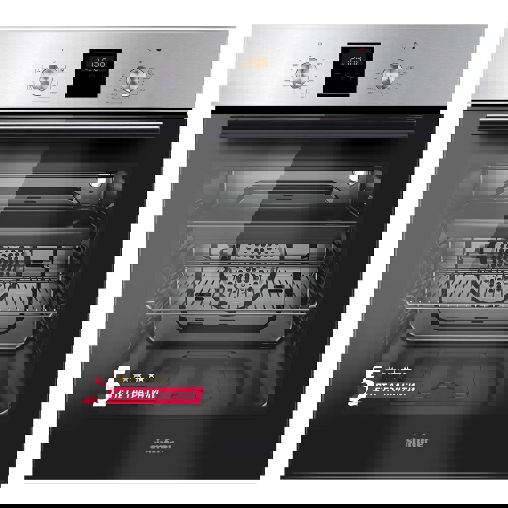 Изображение товара Электрический встраиваемый духовой шкаф Simfer B6EM56001 60x59.5 см серый