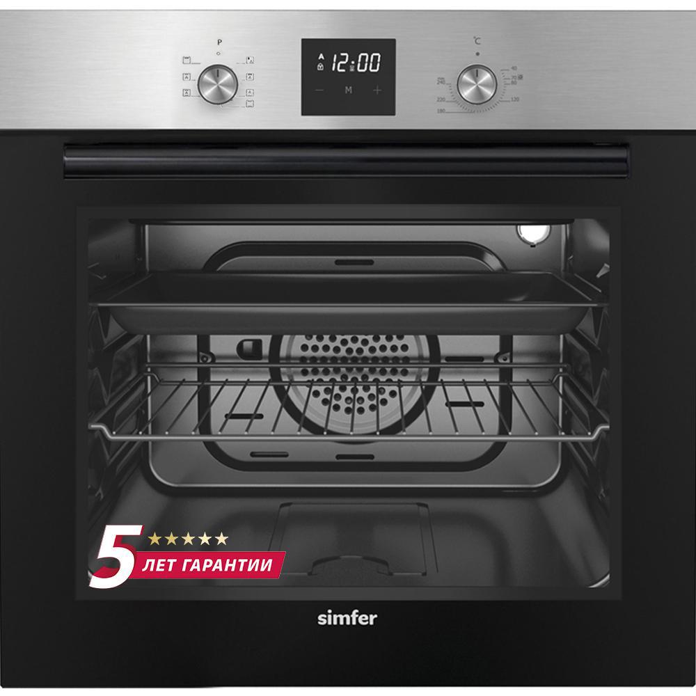 Изображение товара Духовой шкаф Simfer B6EM56070 60x59.5x57 см цвет черный/серый металлик