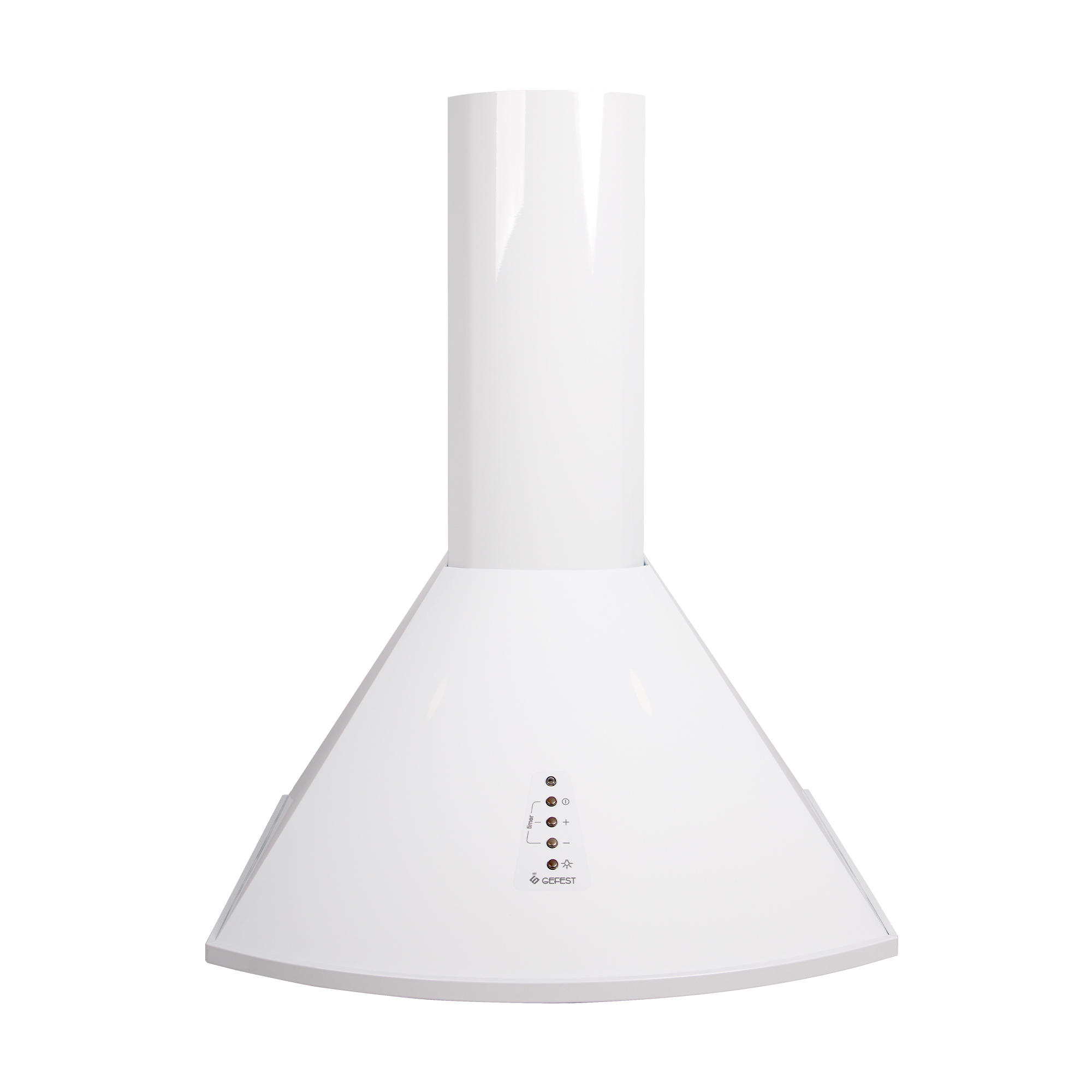 Изображение товара Вытяжка Gefest ВО-1604 А белая 60 см для кухни с угольным фильтром и таймером