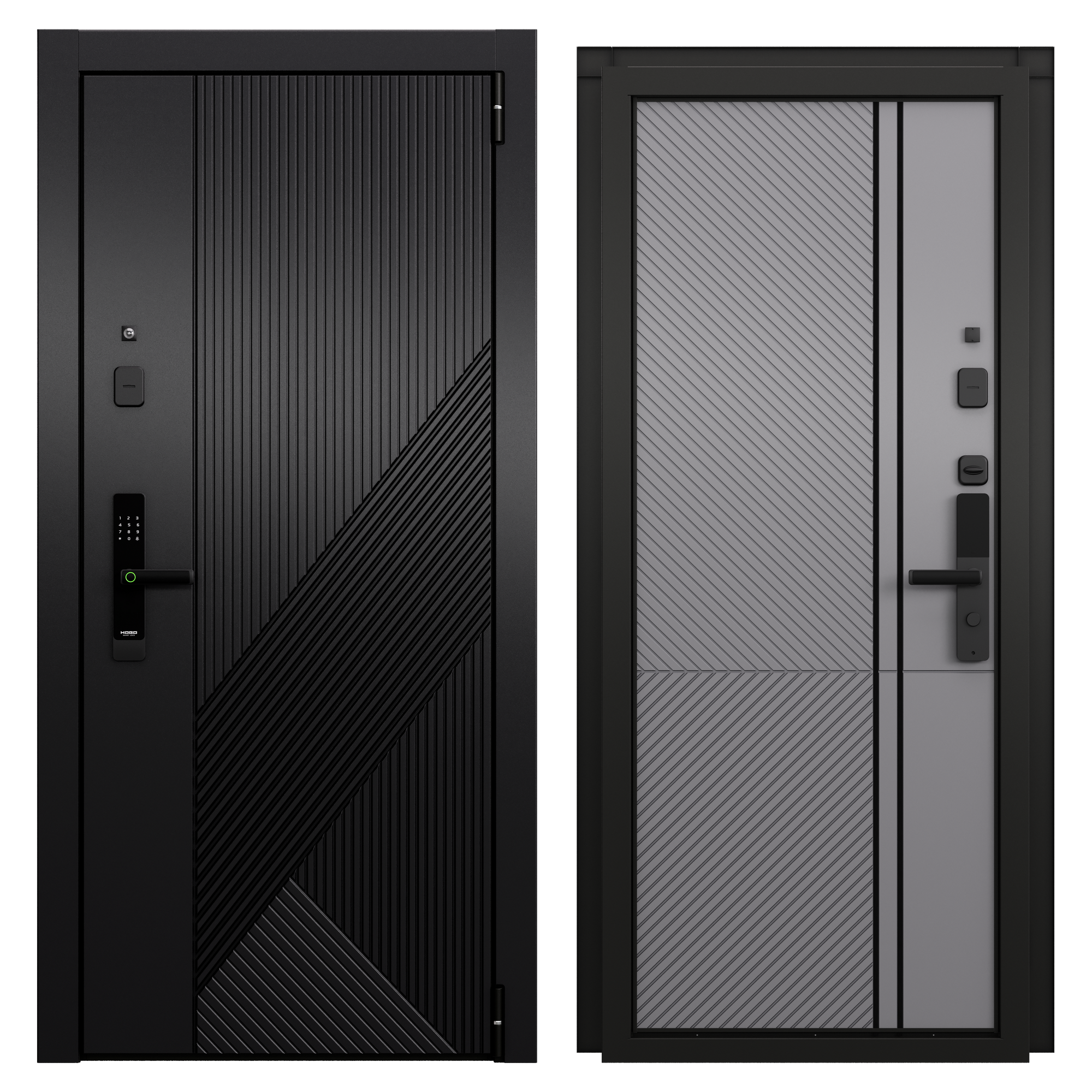 Изображение товара Входная дверь металлическая Протон Стар 95x205 см правая гриджио