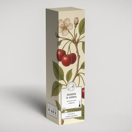 Изображение товара Ароматический диффузор Aroma Harmony Вишня и амбра 60 мл для дома и офиса