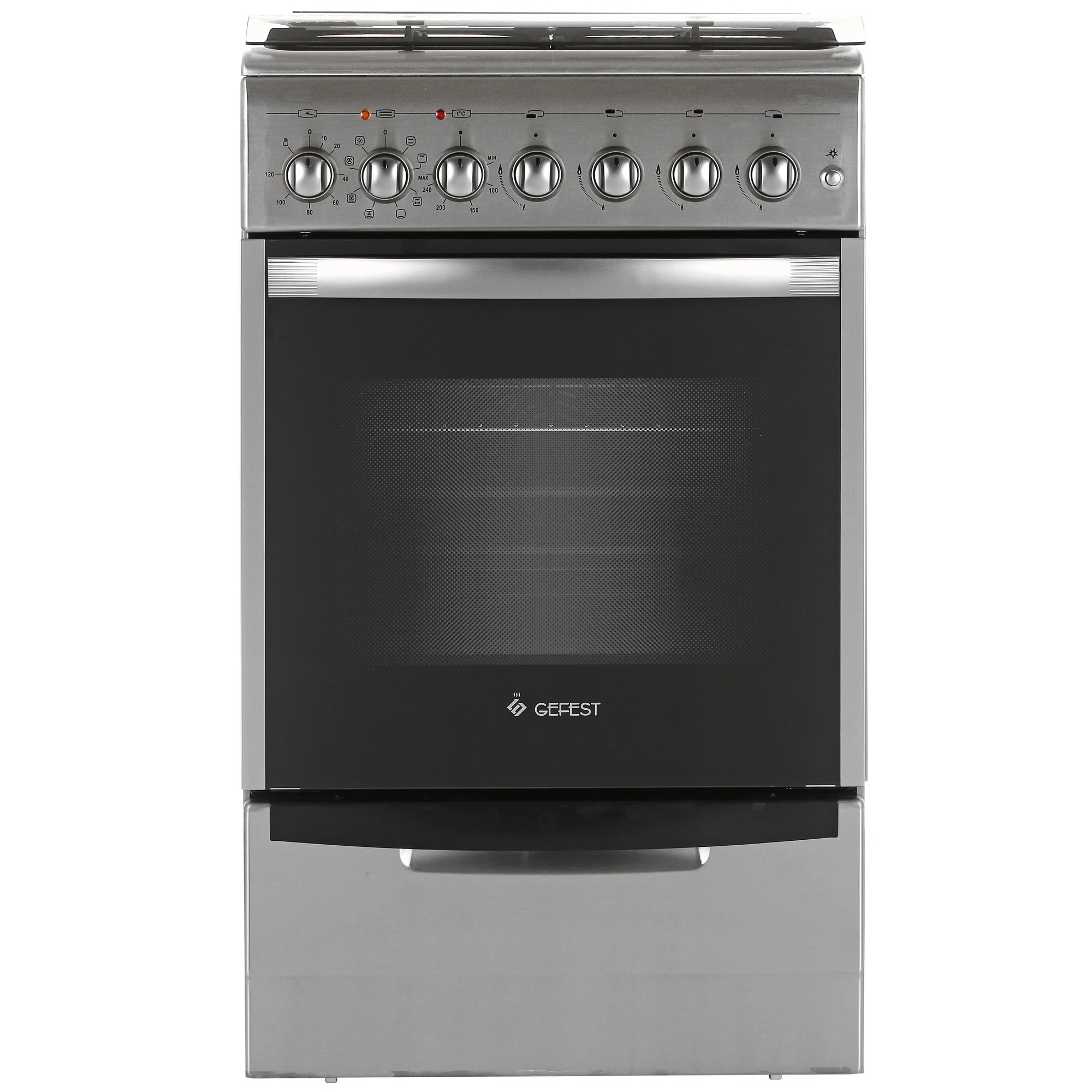 Изображение товара Кухонная плита Gefest 331341 50x85x58.5 см цвет нержавеющая сталь