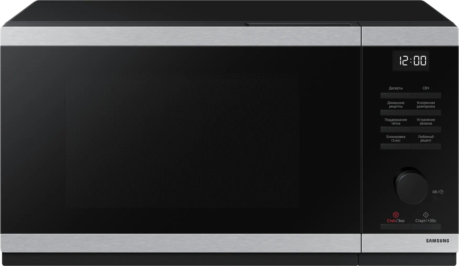 Изображение товара Отдельностоящая микроволновая печь Samsung MS23DG4504ATBW 23 л 48.9x27.5x37.7 см цвет черный Изображение товара Отдельностоящая микроволновая печь Samsung MS23DG4504ATBW 23 л 48.9x27.5x37.7 см цвет черный
