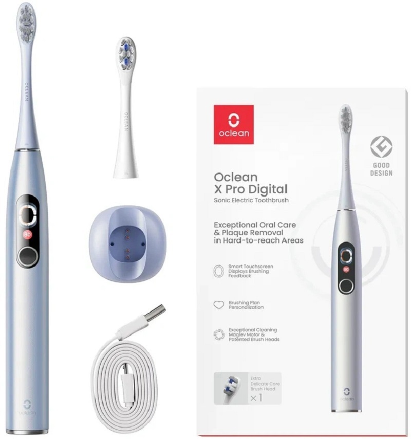 Изображение товара Зубная щетка электрическая Oclean X Pro Digital Y2076 серебристый