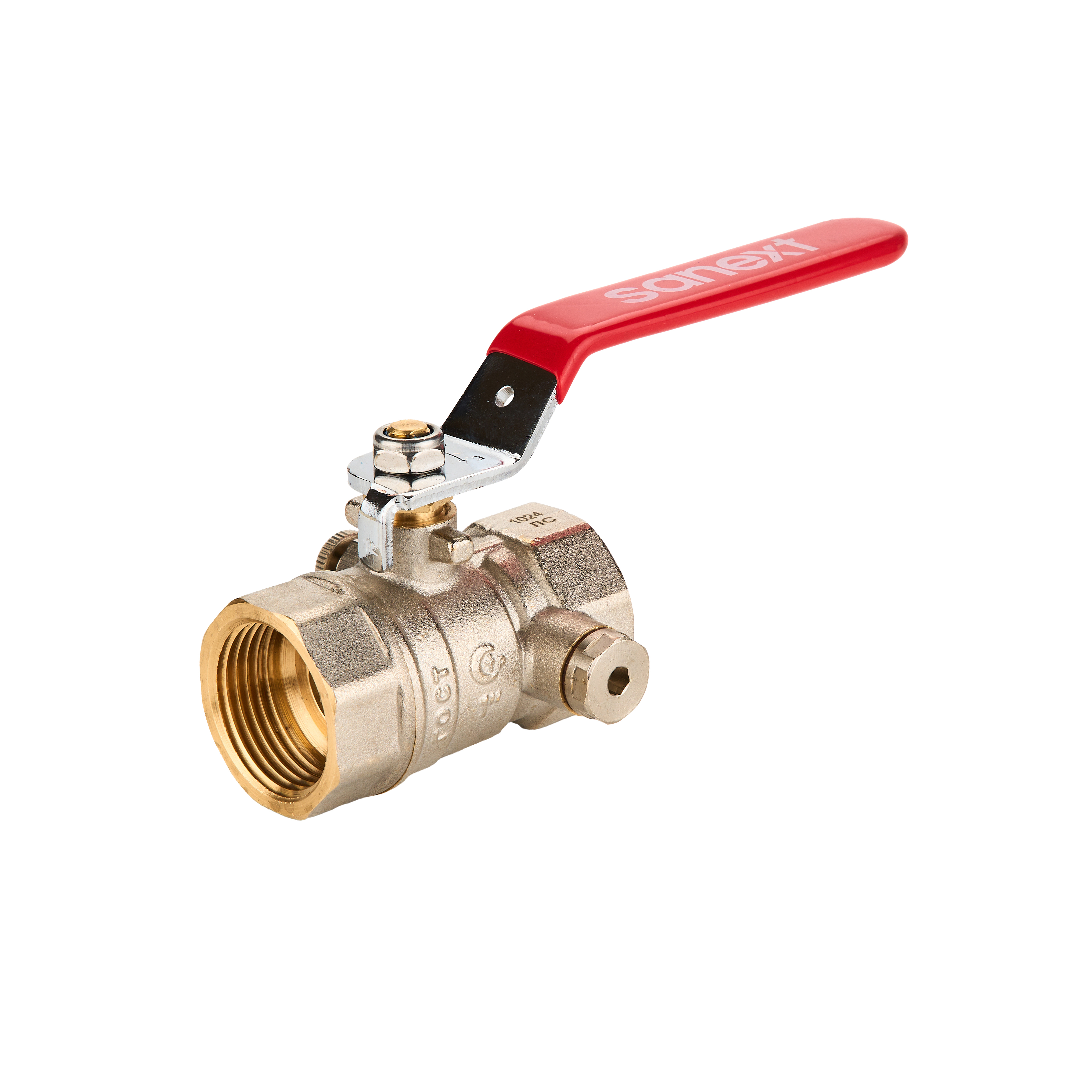 Изображение товара Кран шаровой SANEXT 6303 DN25 PN40 латунь ручка рычаг для водоснабжения