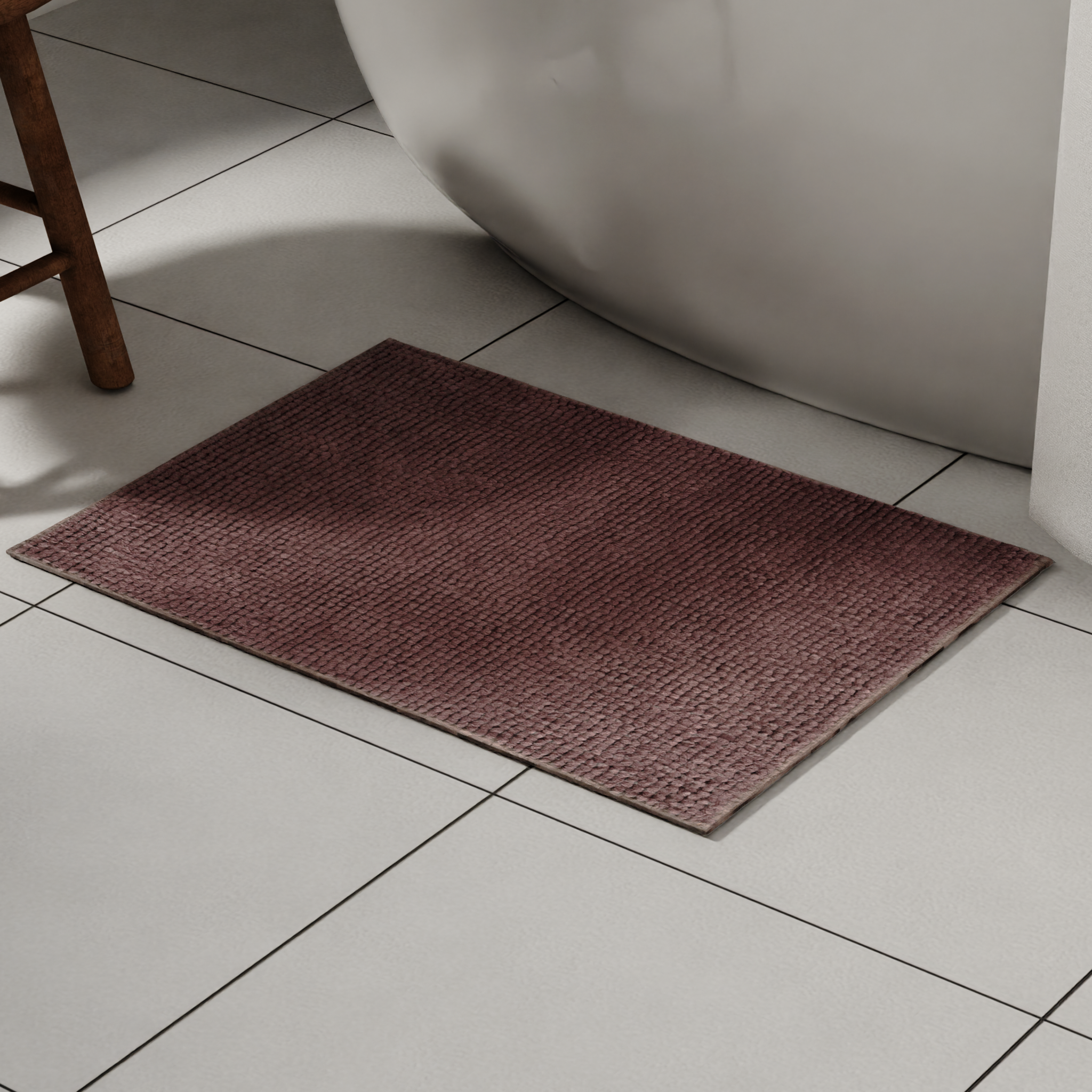 Изображение товара Коврик для ванной Vidage Аден 50x70 см цвет розовый