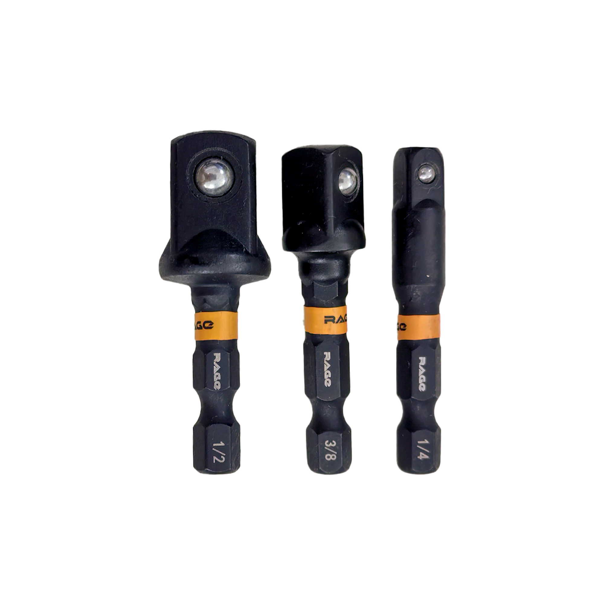 Изображение товара Набор переходников для торцевых головок Rage 554903 50 мм универсальный