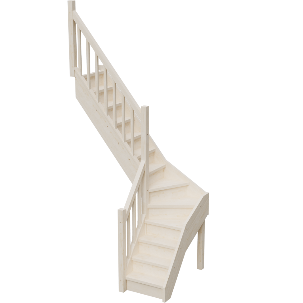 Изображение товара Межэтажная лестница Stairshop ЛЕС-ГЛУ23 с поворотом налево Изображение товара Межэтажная лестница Stairshop ЛЕС-ГЛУ23 с поворотом налево