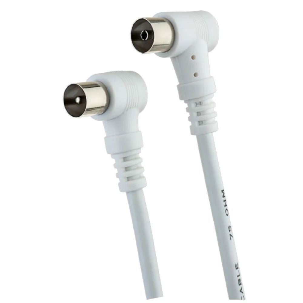 Изображение товара Кабель ТВ- вилка-ТВ розетка угловой Perfeo T5101 1 м