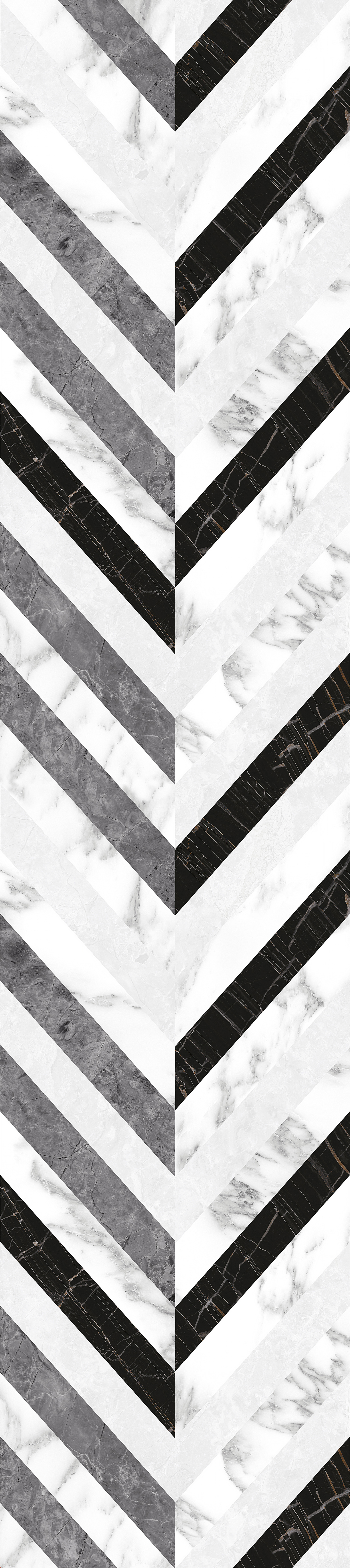 Изображение товара Панель МДФ Quick wall Мрамор шеврон 2800x600x6мм 1.68м² 1шт