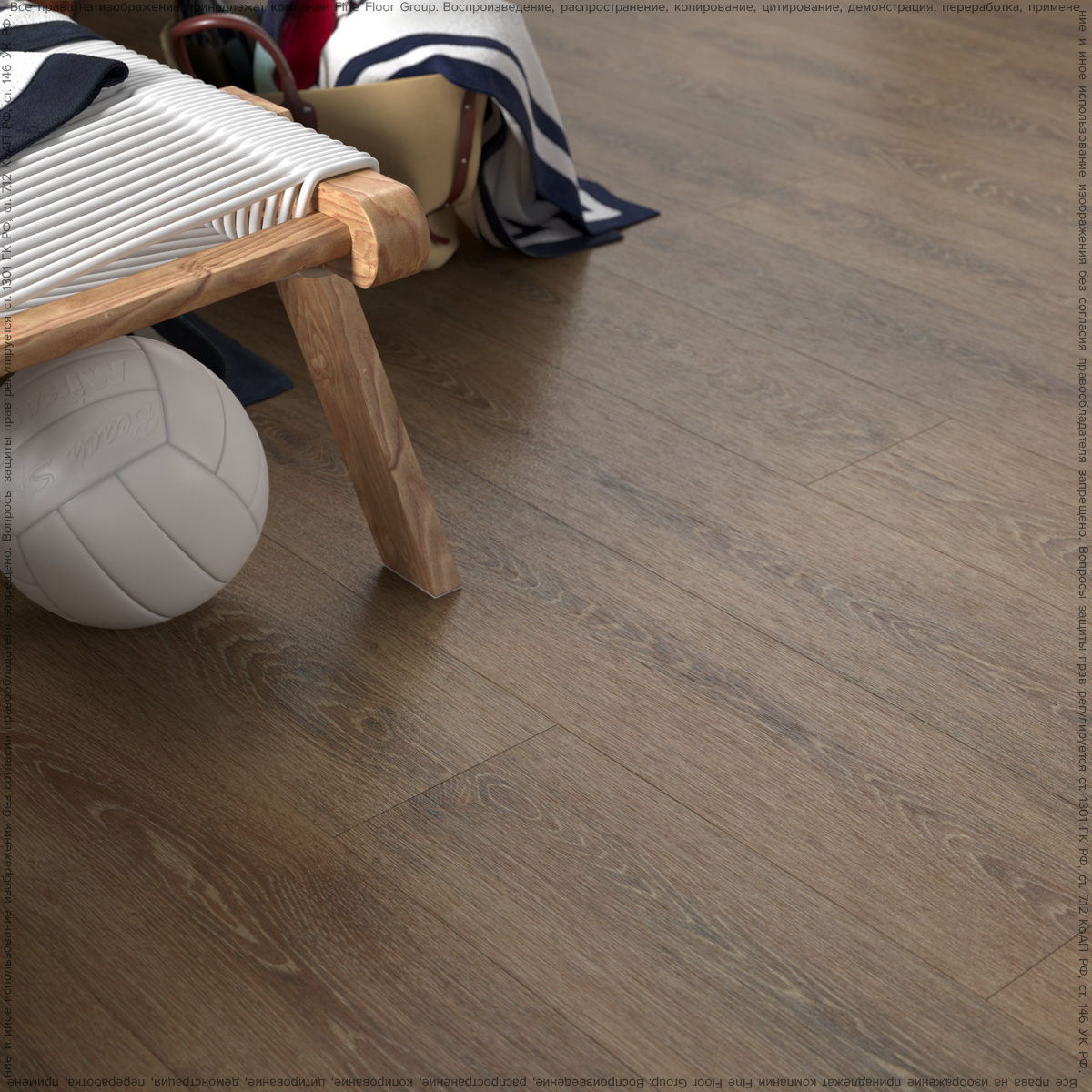 Изображение товара LVT Плитка Fine Floor FF-STRONG Дуб Твизл 31 класс толщина 4 мм 2.49 м², цена за упаковку