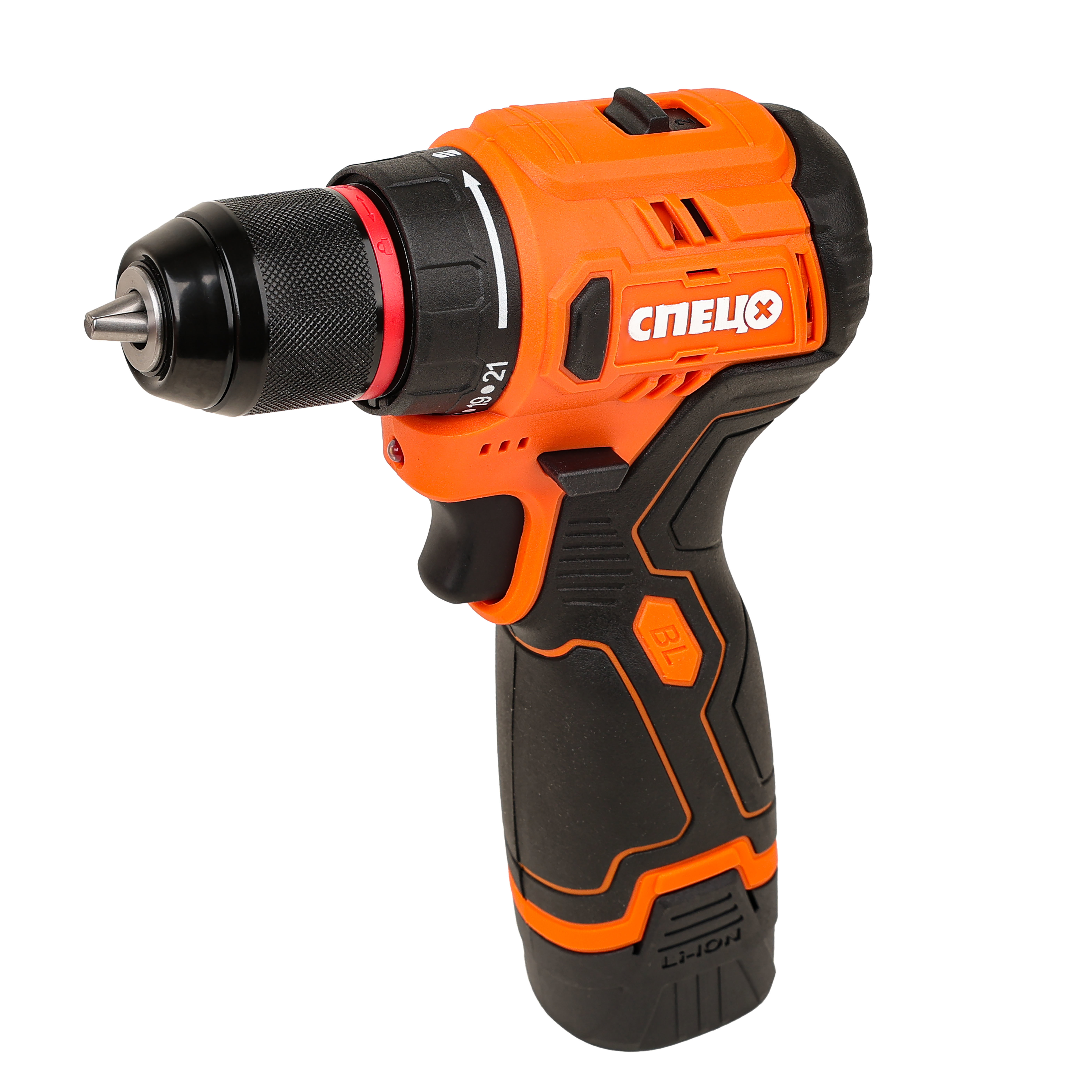 Изображение товара Аккумуляторная дрель-шуруповерт Спец БДА-16-Б 16 В, бесщеточный двигатель