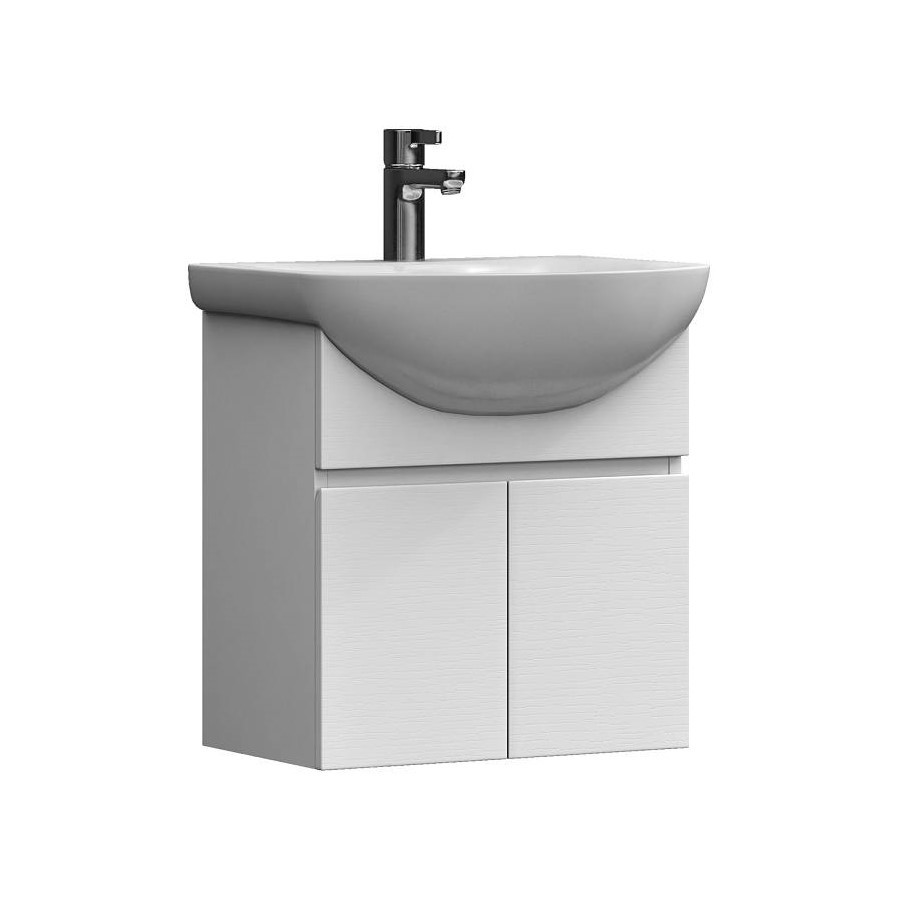 Изображение товара Тумба с раковиной подвесная Vigo Wing tp.WIN.BAL.50.2D белый 50 см цвет белый