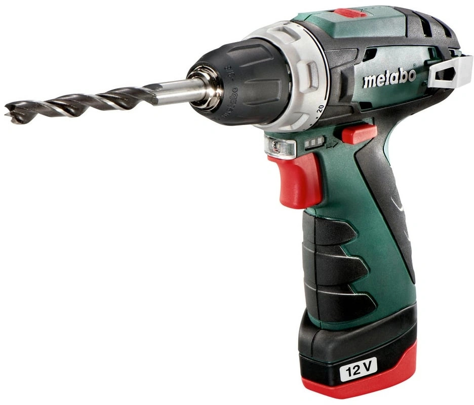 Изображение товара Дрель-шуруповерт аккумуляторная Metabo PowerMaxx BS 600984000 12 В Li-Ion 2x2 Ач