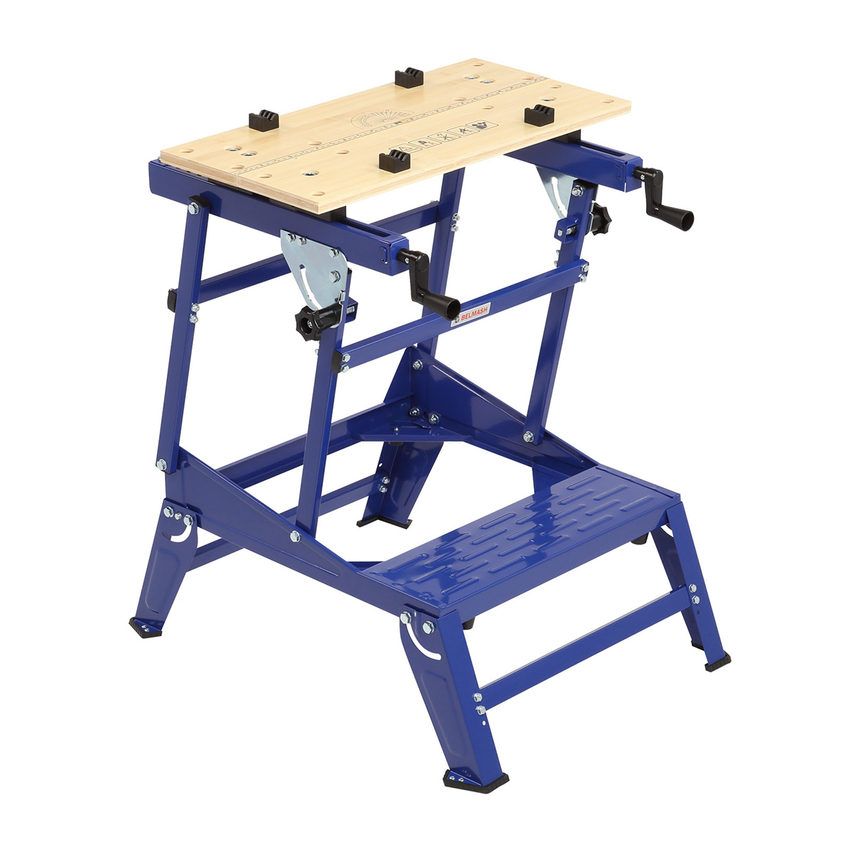 Изображение товара Верстак столярный складной Belmash D151A 605x470x790 мм максимальная нагрузка 100 кг