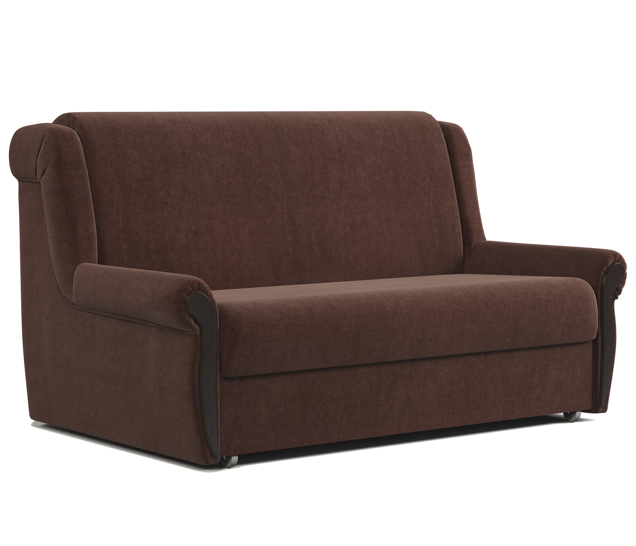 Изображение товара Диван раскладной Гамма Аккорд М в велюровой обивке с ящиком и механизмом Аккордеон