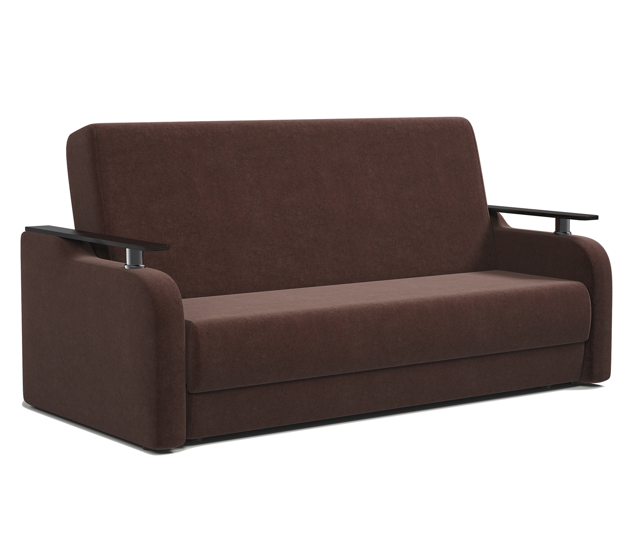 Изображение товара Диван раскладной Гамма Грант Д с механизмом книжка 224x92 см шоколадный