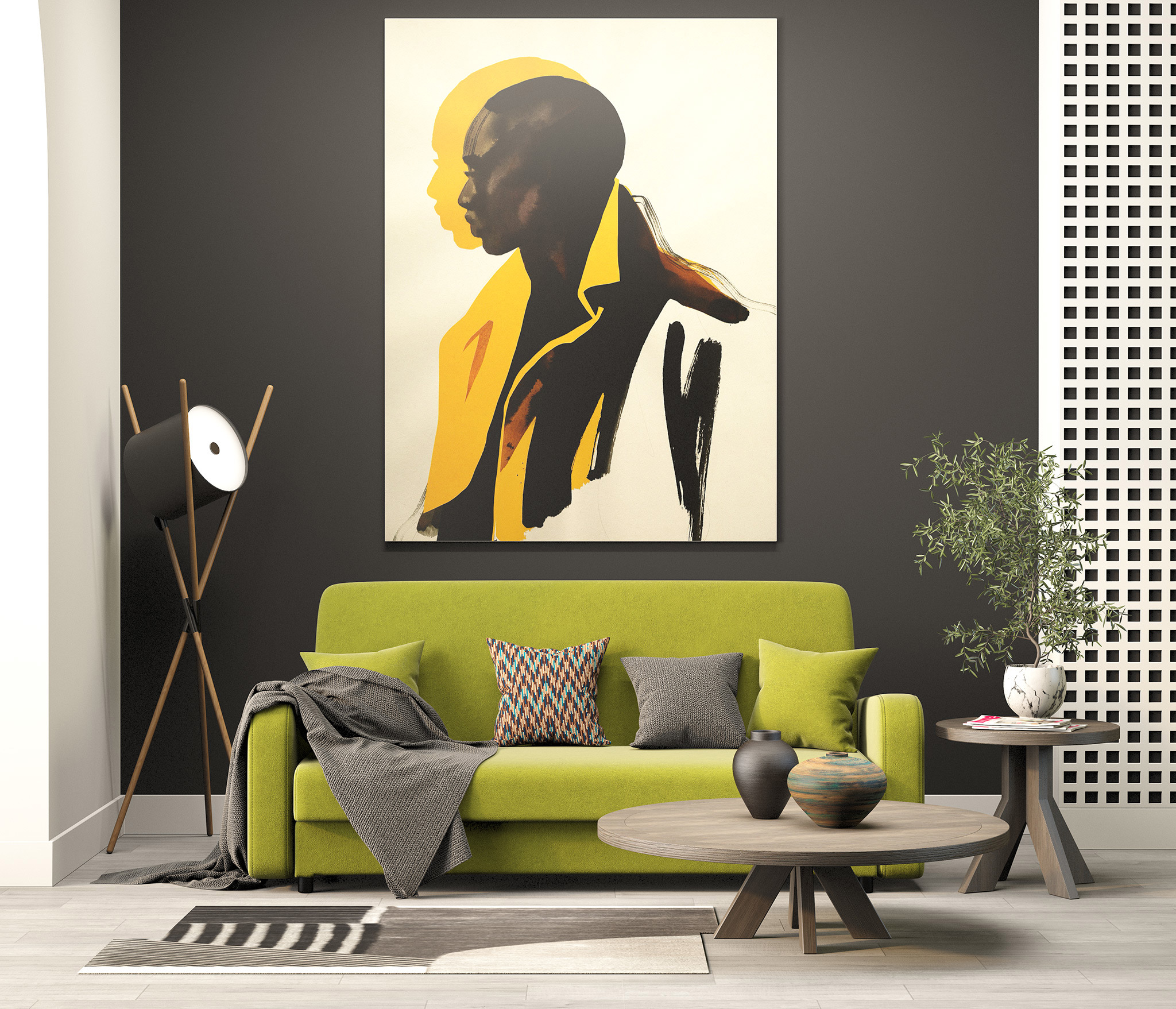 Изображение товара Диван раскладной Гамма Мелодия велюр зеленый 215x100x100 см