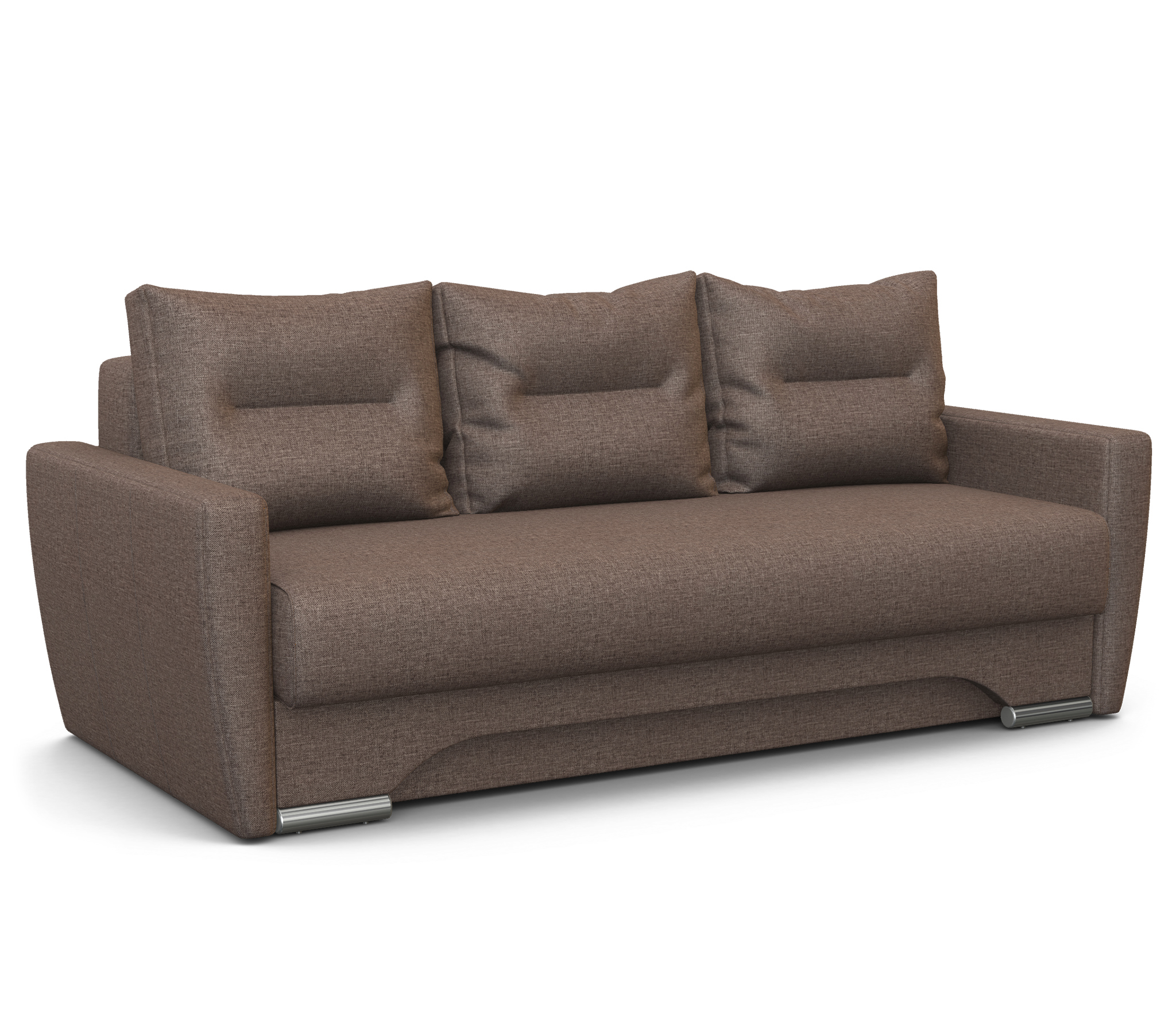 Изображение товара Диван раскладной Гамма Опера 130 216x70x95 см рогожка латте