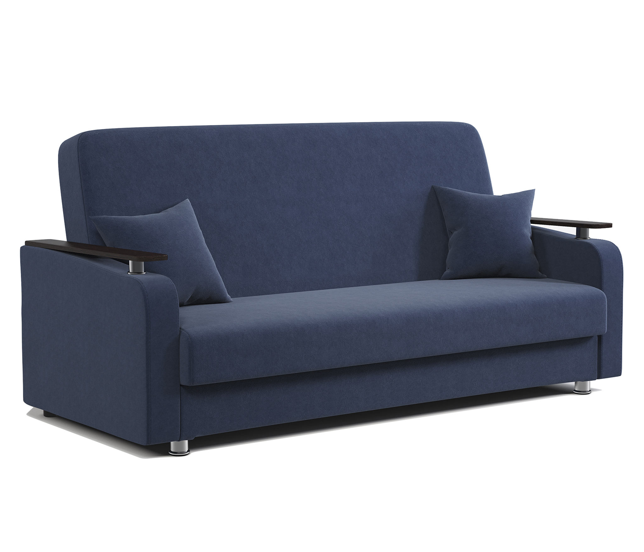 Изображение товара Диван раскладной Гамма Мелодия с ящиком и велюром 215x100 см Россия