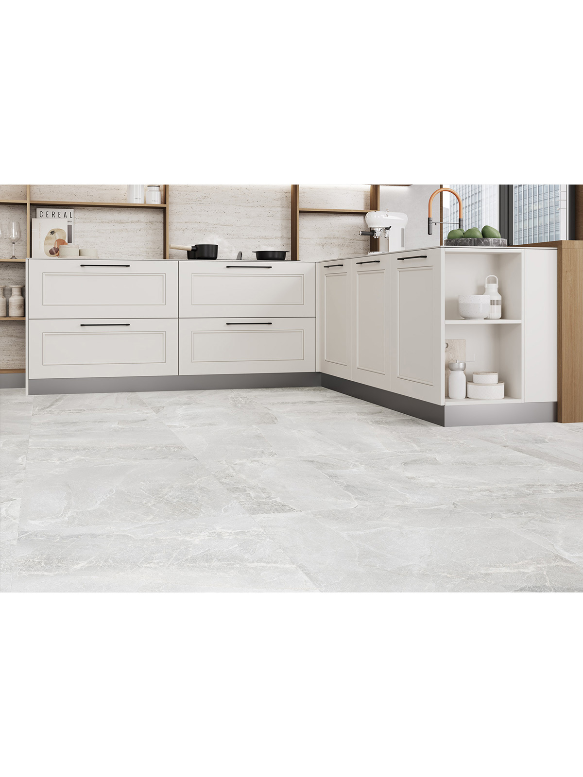 Изображение товара Керамогранит New trend Infinity D60255M 60x60см цвет серый