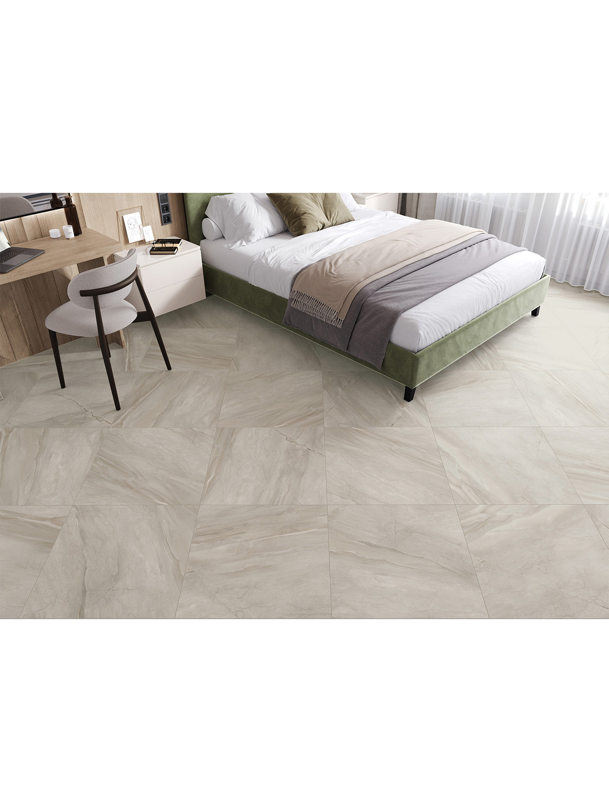 Изображение товара Керамогранит New Trend Nepal D60229M 60x60 см серый эффект мрамора матовый