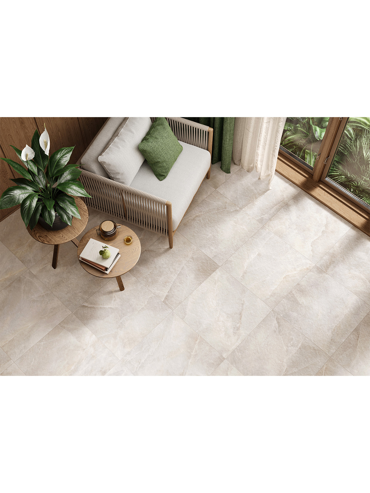 Изображение товара Керамогранит New trend Salt D60245M 60x60см цвет бежевый