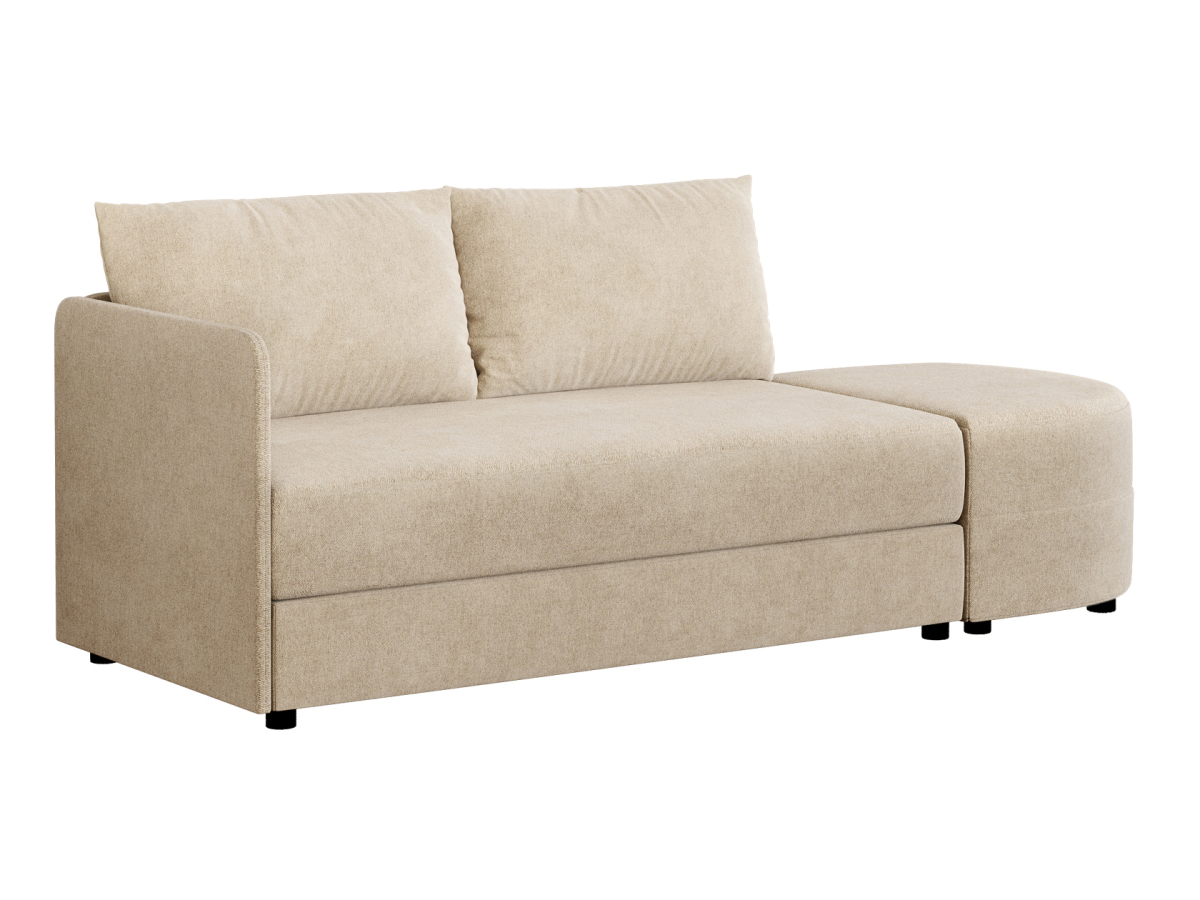 Изображение товара Диван прямой Правила мебели Стелс 190228 141x78x144 см рогожка цвет бежевый